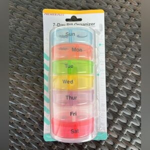 Premier Plus 7-Day Pill Organizer with a Case Twice-a-Day NEW